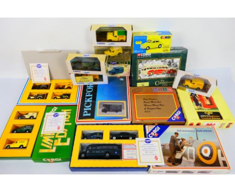 Corgi Classics - A boxed collection of diecast model vehicles from various Corgi ranges, mainly Morris Minor themed. Lot incl