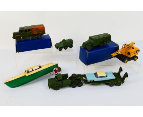 Dinky - Lone Star - Tri-ang - A group of models including Antar Tank Transporter # 660, Armoured Command Vehicle # 677, Cadil