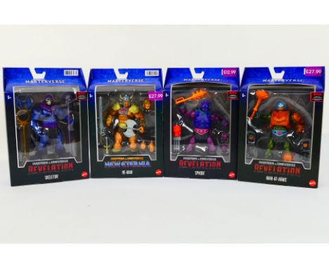 MOTU - Mattel - Masterverse - Revelation. Four boxed, factory issued Masterverse, Revelation, MOTU figures in Excellent boxes