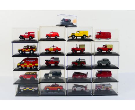 Oxford Diecast - Cararama - 21 boxed diecast fire / emergency themed vehicles mainly by Oxford Diecast in a various scales. L