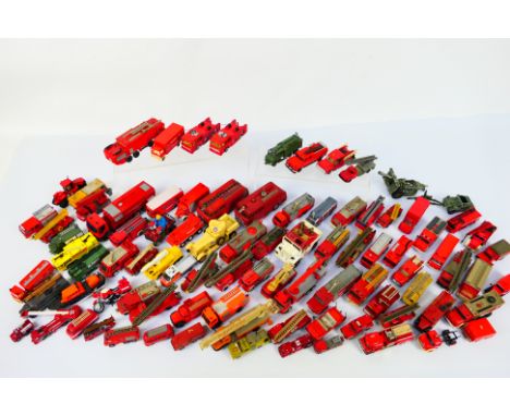 Dinky Toys - Britains - Preiser - Herpa - Roco - Wiking - An unboxed group of over 50 mainly plastic with some diecast fire a