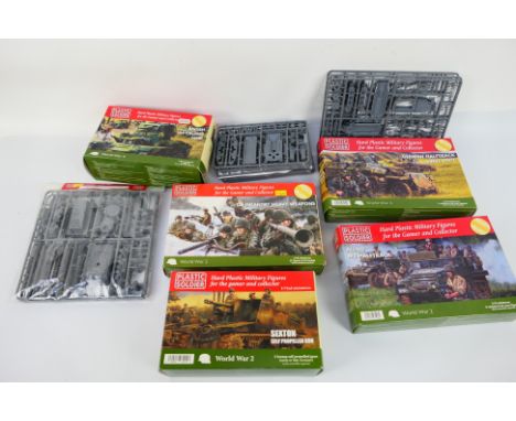 Plastic Soldier Company - Six Plastic Soldier Company 1:72 scale plastic military vehicle / military accessory sets (five box