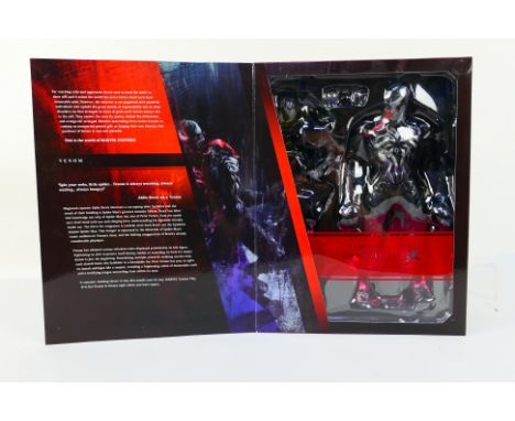 Square Enix - Marvel Universe - A boxed Variant Play Arts Venom action figure designed by Hitoshi Kondo. The figure is approx