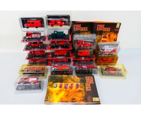 Del Prado - A group of 20 bubble packed Del Prado Fire Brigade models and appliances in various scales. Lot includes 1958 Ame