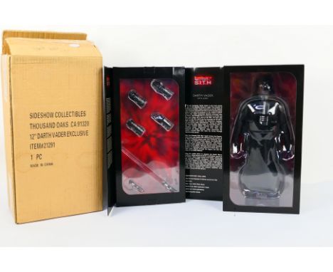 Sideshow Collectibles - A boxed 1:6 scale Lords Of The Sith Darth Vader Sith Lord figure # 2129. The figure appears Mint in a