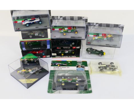 Brumm - Atlas - Heritage - 12 x boxed / carded racing cars in 1:43 scale including Vanwall VW57, Cooper T51, Lotus 43, Ferrar