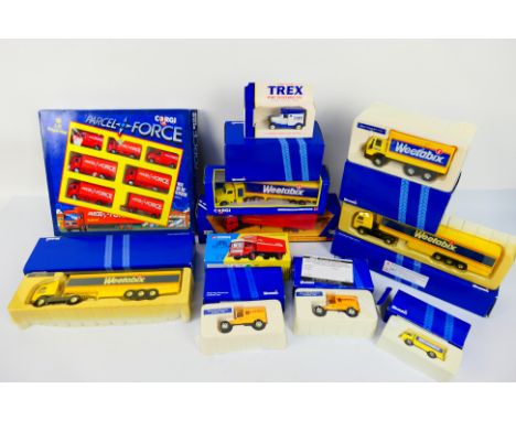 Corgi - Corgi Classics - Weetabix. A selection of Twelve boxed Corgi diecast models appearing in Excellent condition in VG to