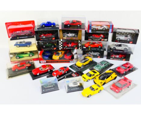 Brumm - Del Prado - Solido - Model Box - A collection of mostly boxed cars in 1:43 scale including Honda NSX, Renault Alpine 