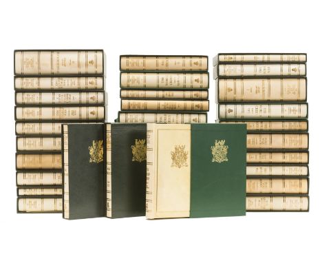 Churchill (Sir Winston Spencer) The Collected Works, 34 vol., Centenary Limited Edition, original vellum, gilt, occasional li