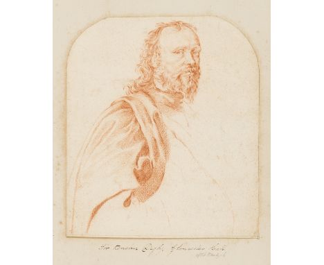 van Dyck (Anthony, 1599-1641), after. Portrait of Sir Kenelm Digby, half-length, red conté crayon with traces of graphite, on