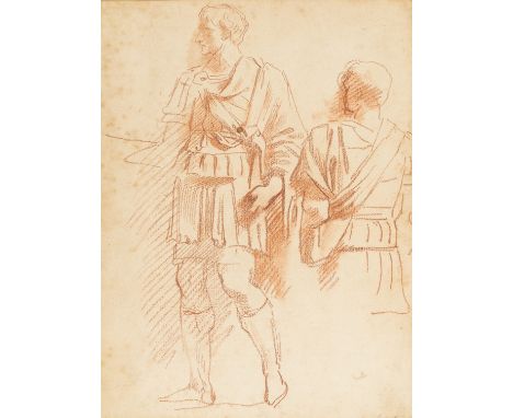 Cipriani (Giovanni Battista, 1727-1785) Roman Centurion looking to the right; Two Roman Centurions, a pair, red conté crayon 