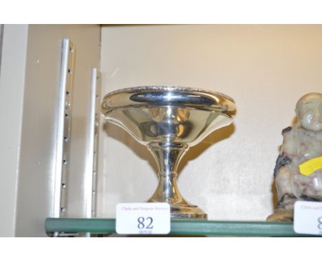 A sterling silver tazza by Francis Howard Sheffield 1973 