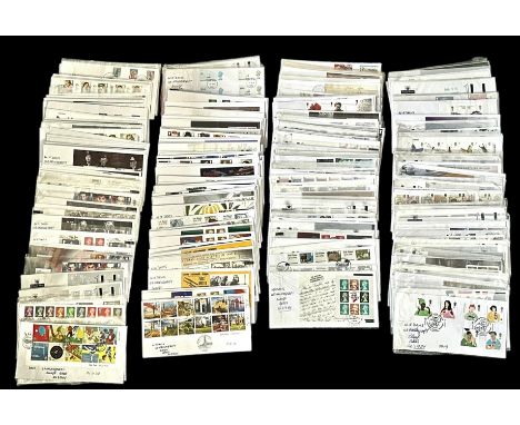 First Day Covers - plain GB circa 2004 to 2014, useful for used stamps including commemoratives, mini sheets, prestige and re