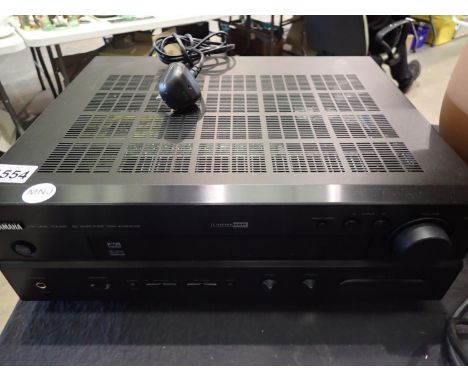 Yamaha AV amplifier, model DSP AX 630SE, working. All electrical items in this lot have been PAT tested for safety and have p