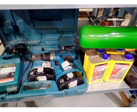 Mixed tools including a Makita drill. Not available for in-house P&amp;P 