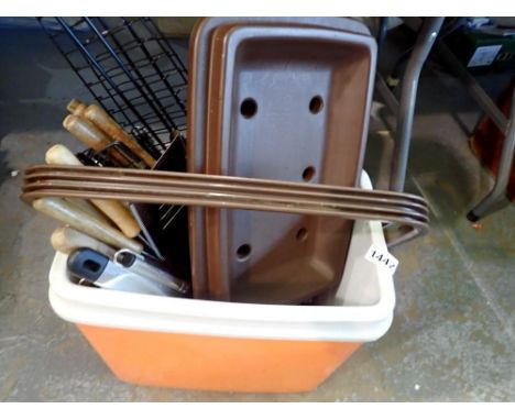 Cool box of barbecue tools. Not available for in-house P&amp;P 
