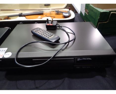Technics CD player, model SL PG580A, with remote, working. All electrical items in this lot have been PAT tested for safety a