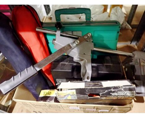 Mixed tools to include a boxed Black &amp; Decker two speed hammer drill. Not available for in-house P&amp;P 