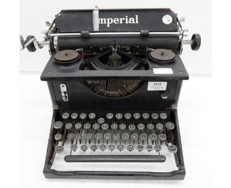 An Imperial typewriter *THIS LOT IS NOT AVAILABLE FOR PACKING AND POSTING 