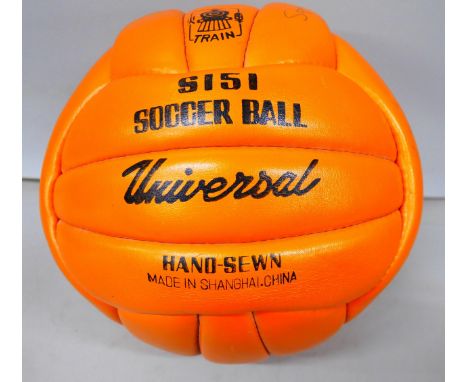 A 1970s Leicester City signed football 