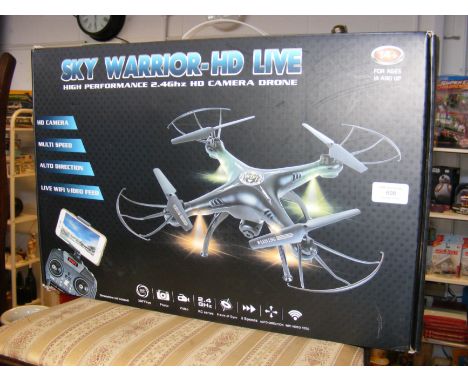 A Sky Warrior-HD Live Camera Drone - boxed 