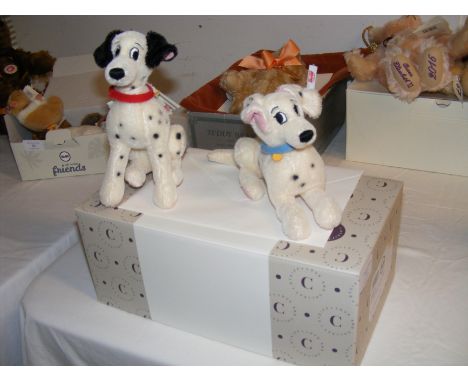 Modern Steiff Disney toys - '101 Dalmatian Set' - No.630 - with Certificate and box 