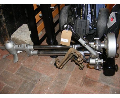 A vintage Seagull outboard engine
