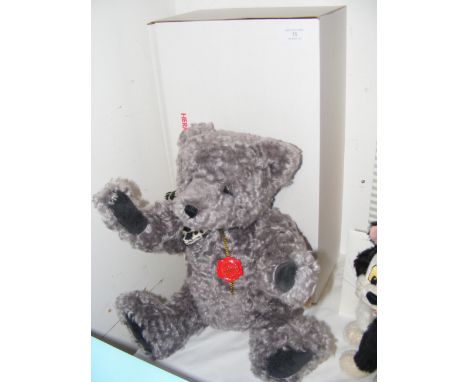 A modern collectable Hermann Teddy Bear - Limited Edition 'Weston' - with growler - 40cm - with box 