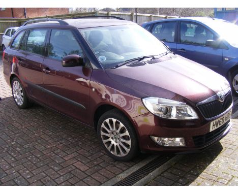 FROM A DECEASED'S ESTATE - A Skoda Fabia Elegance Estate - Automatic, Registration HW60 HRG, only 43,000 miles - service hist