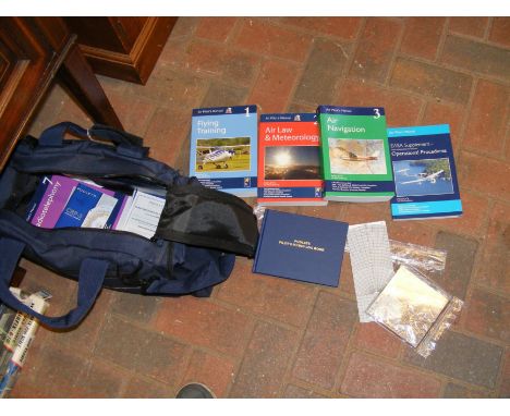 Air Pilot's Manual collection in Pooleys Flight Equipment bag 