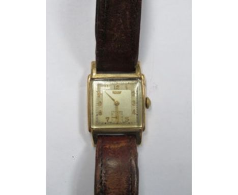9ct GOLD ROTARY WRISTWATCH 