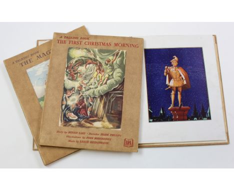 Three talking books, "The magic wood", The first Christmas morning" & "The Happy Prince". complete with records