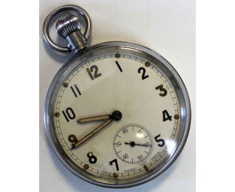 British Military Issue General Service Time Piece (GSTP). Marked on the back G.S/T.P Q16843 with Arrow mark