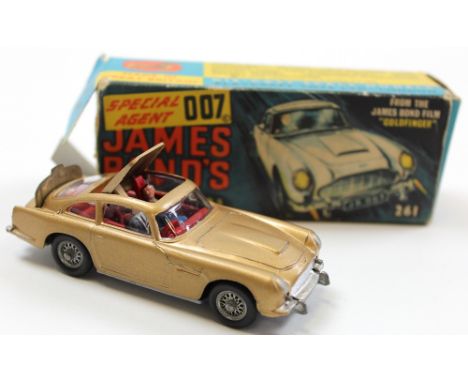 Boxed Corgi toy model 261 James Bond Aston Martin DB5, complete with internal display mount and Top Secret letter