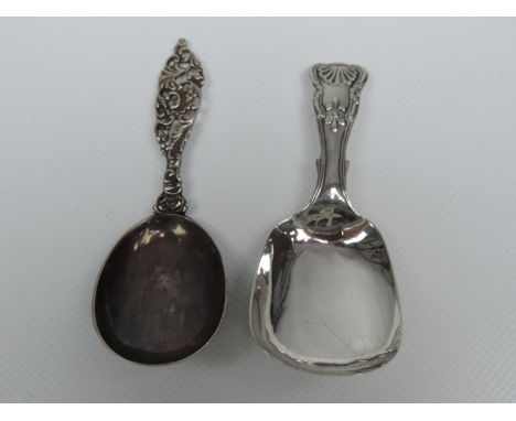 Georgian Silver Caddy Spoon and One other Marked .800 - 26 grams 