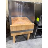John Boos Butcher Block with Stainless Steel Surround