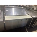 48" True Mega Top Prep Table Model TSSU-48-18