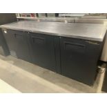 True 3 Door Back Bar Cooler Model TBB-4