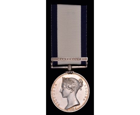 *The Unique Chaplain’s N.G.S. Medal for Martinique awarded to Chaplain Edward Brice, Royal Navy, who was present aboard H.M.S