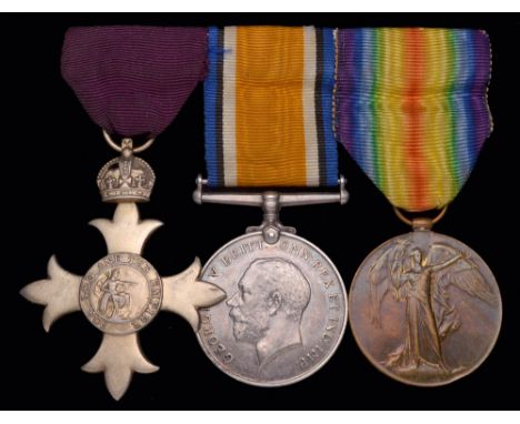 *The WWI C.M.G. O.B.E. Group of 4 awarded to Captain John Wallace Ord Davidson, Chinese Labour Corps, who first went to China