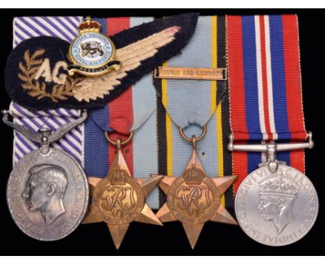 *A Fine WW2 ‘Bomber Command’ D.F.M. Group of 4 awarded to Flight Sergeant Jack Eric Ball, No. 76 Squadron, R.A.F.V.R., for hi