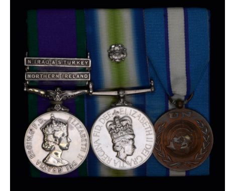 *A Scarce and Interesting Falklands Group of 3 awarded to Lance-Bombardier G. Wallace, of 8 (Alma) Commando Battery, this uni