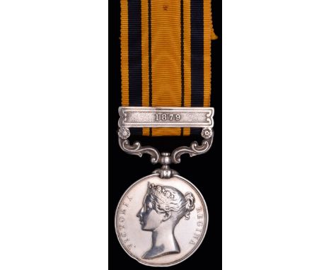 *South Africa, 1877-79, single clasp, 1879 (2241. Pte W. Share. 99th Foot), officially engraved in upright capitals, suspensi