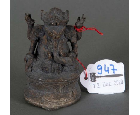   Ganesha. Indonesien. Bronze, H=8,5 cm.           