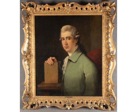 Lemuel Francis Abbott (1760-1803) attrb. Portrait eines Gelehrten. Öl/Lw., gerahmt, 77 x 63,5 cm. (Rahmen besch.)* Bitte bea