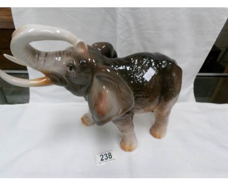 A ceramic elephant