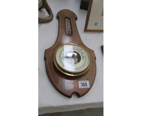 An inlaid barometer