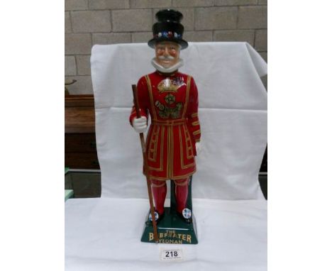 A Carlton ware beefeater decanter