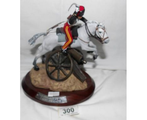A Royal Hampshire The 8th Hussars charge of the light brigade figure
