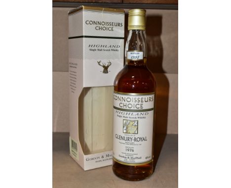 SINGLE MALT, a GLENURY-ROYAL Highland Single Malt Scotch Whisky, distilled at Glenury-Royal Distillery in 1976 and bottled by